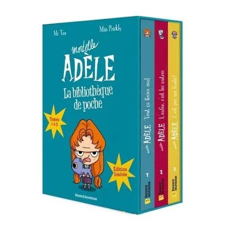 Mortelle Adèle - La bibliothèque de poche - Tome 1 à 3