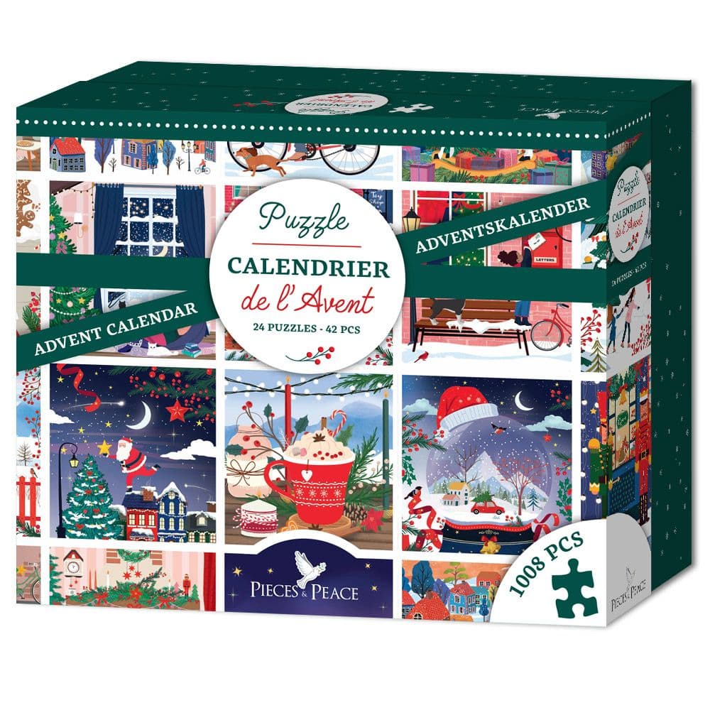 Puzzle Pièces & Peace - 1042pces - Calendrier de l'Avent